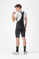 CASTELLI Kurze Fahrradhose mit Trägern - OMLOOP THERMAL - Schwarz