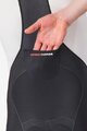 CASTELLI Kurze Fahrradhose mit Trägern - OMLOOP THERMAL - Schwarz