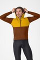 CASTELLI Kapuzenpullover - UNLIMITED ROAM - Braun/Gelb