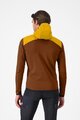 CASTELLI Kapuzenpullover - UNLIMITED ROAM - Braun/Gelb