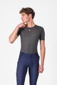 CASTELLI Kurzarm Fahrrad-Shirt - MEDIO BASE LAYER - Grau