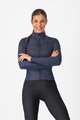 CASTELLI Langarm Fahrradtrikot für den Winter - SFIDA 3 - Blau