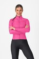CASTELLI Langarm Fahrradtrikot für den Winter - SFIDA 3 - Rosa