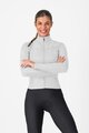 CASTELLI Langarm Fahrradtrikot für den Winter - SFIDA 3 - Silber