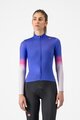 CASTELLI Langarm Fahrradtrikot für den Winter - CORSO THERMAL - Lila