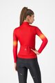 CASTELLI Langarm Fahrradtrikot für den Winter - CORSO THERMAL - Rot