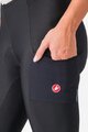 CASTELLI Lange Fahrradhose mit Trägern - UNLIMITED W DT - Schwarz