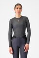CASTELLI Langarm Fahrrad-Shirt - FLANDERS 2 WARM W - Grau