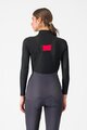 CASTELLI Langarm Fahrrad-Shirt - FLANDERS 2 WARM W - Schwarz