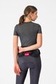 CASTELLI Kurzarm Fahrrad-Shirt - MEDIO BASE LAYER W - Grau