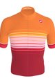 CASTELLI Kurzarm Fahrradtrikot - SQUADRA GUEST DESIGNER A019 - Orange/Rot