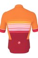 CASTELLI Kurzarm Fahrradtrikot - SQUADRA GUEST DESIGNER A019 - Orange/Rot