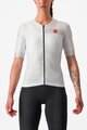 CASTELLI Kurzarm Fahrradtrikot - FREE SPEED 2W RACE - Weiß/Schwarz