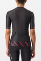 CASTELLI Kurzarm Fahrradtrikot - FREE SPEED 2W RACE - Schwarz/Rosa