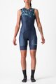 CASTELLI Fahrrad-Unteranzug - FREE SANREMO W - Blau/Türkis