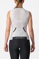 CASTELLI Ärmelloses Fahrradtrikot - FREE W TRI - Weiß/Schwarz
