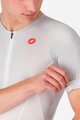 CASTELLI Kurzarm Fahrradtrikot - FREE SPEED 3 RACE TOP - Weiß