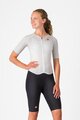 CASTELLI Fahrrad-Unteranzug - FREE SANREMO 3 W SUIT SHORT SLEEVE - Weiß/Silber/Schwarz
