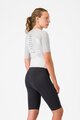 CASTELLI Fahrrad-Unteranzug - FREE SANREMO 3 W SUIT SHORT SLEEVE - Weiß/Silber/Schwarz
