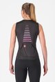 CASTELLI Ärmelloses Fahrradtrikot - FREE SPEED 3 W TOP - Schwarz