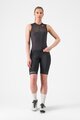 CASTELLI Ärmelloses Fahrradtrikot - FREE SPEED 3 W TOP - Schwarz