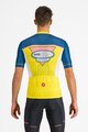 CASTELLI Kurzarm Fahrradtrikot - #GIRO107 OROPA - Gelb/Blau