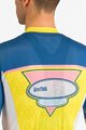 CASTELLI Kurzarm Fahrradtrikot - #GIRO107 OROPA - Gelb/Blau