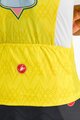 CASTELLI Kurzarm Fahrradtrikot - #GIRO107 OROPA - Gelb/Blau