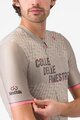 CASTELLI Kurzarm Fahrradtrikot - GIRO COLLE DELLE FINESTRE - Beige