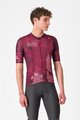 CASTELLI Kurzarm Fahrradtrikot - GIRO SIENA - bordeaux