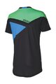 BBB Kurzarm Fahrradtrikot - GRAVITY - Blau/Grün/Schwarz