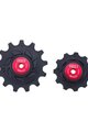 BBB Riemenscheiben - ROLLERBOYS CERAMIC 11T, 13T - Rot/Schwarz