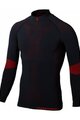 BBB Langarm Fahrrad-Shirt - FIRLAYER - Rot/Schwarz