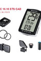 SIGMA SPORT Tachometer - BC 16.16 STS CAD TOPLINE 016 - Weiß/Schwarz