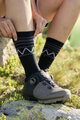 VAUDE Klassische Fahrradsocken - MID II - Schwarz/Weiß