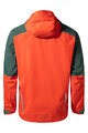 VAUDE wasserfeste Jacke - MOAB RAIN  - Grün/Rot