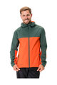 VAUDE wasserfeste Jacke - MOAB RAIN  - Grün/Rot