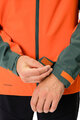 VAUDE wasserfeste Jacke - MOAB RAIN  - Grün/Rot