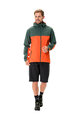 VAUDE wasserfeste Jacke - MOAB RAIN  - Grün/Rot