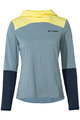 VAUDE Langarm Fahrradtrikot für den Winter - TREMALDO - Hellblau/Blau/Gelb