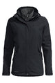 VAUDE wasserfeste Jacke - ROSEMOOR 3in1 - Schwarz