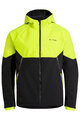 VAUDE Winddichte Fahrradjacke - QIMSA SOFTSHELL - Schwarz/Gelb
