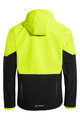 VAUDE Winddichte Fahrradjacke - QIMSA SOFTSHELL - Schwarz/Gelb