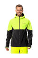 VAUDE Winddichte Fahrradjacke - QIMSA SOFTSHELL - Schwarz/Gelb
