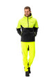 VAUDE Winddichte Fahrradjacke - QIMSA SOFTSHELL - Schwarz/Gelb