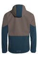 VAUDE Winddichte Fahrradjacke - QIMSA SOFTSHELL - Braun/Blau