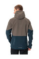VAUDE Winddichte Fahrradjacke - QIMSA SOFTSHELL - Braun/Blau