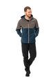 VAUDE Winddichte Fahrradjacke - QIMSA SOFTSHELL - Braun/Blau
