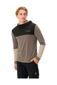 VAUDE Kapuzenpullover - QIMSA HOODY - Braun/Schwarz