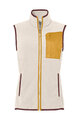 VAUDE Fahrradweste - ROSEMOOR FLEECE - Elfenbein/Gelb